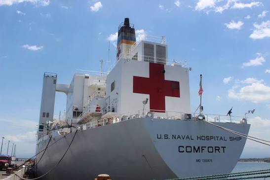 EE. UU. enviará al Perú el buque hospital militar USNS Comfort en febrero del próximo año para atender eventuales emergencias por el fenómeno El Niño. La misión médica se concentrará en Piura