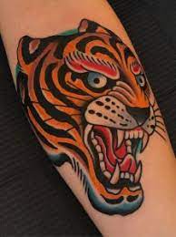 Traditional tiger head tattoo vectors (216). 60 American Traditional Tiger Tattoo Ideas