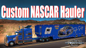 Nascar live race coverage, latest news, race results, standings, schedules, and driver stats for cup, xfinity, gander outdoors. American Truck Simulator Episode 6 Custom Nascar Hauler Youtube