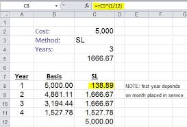 Computer Software Depreciation Calculation