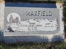 Etta Louise “Bonnie” Jensen Maxfield (1924-2017)