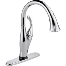 Delta pilar kitchen faucet with touch2o technology delta addison and lahara bathroom faucets with touch2o.xt technology. Delta 9192t Dst Addison Single Handle Pull Down Kitchen Faucet Featuring Touch2o Chrome