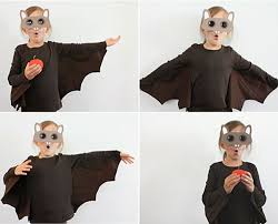 Einfaches Kinder Kostum Mit T Shirt Eine Fledermaus Gestalten Halloween Kinderkostume Halloween Kinder Faschingskostume Kinder