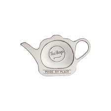 Made from fine china, the old bag tea bag saucer is shaped like a teapot and features the words 'old bag' across the centre of the design for a quirky take on classic white where to style the black & white typography tea tidy. Pride Of Place Tea Bag Tidy White Leekes