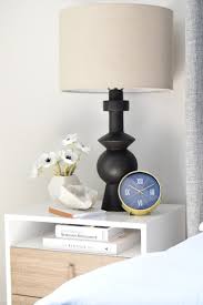 A ring slightly above the shelf stabilizes the pot, as well as adds some height to the item. 4 Ways To Style Your Nightstand Left Level