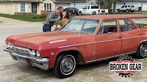 wedding wagon a weathered 65 chevy becomes bel air of the ball wedding wagon a weathered 65 chevy