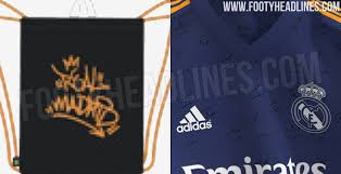 Real madrid's third jersey is inspired by the city's art: Products Leaked Real Madrid 21 22 Away Kit Design Prediction Pattern Of Small Arrows Crowns Footy Headlines