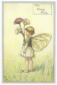 Daisy Fairy By Cicely Mary Barker Flower Fairies Vintage Print Etsy Vintage Fairies Flower Fairies Spring Fairy