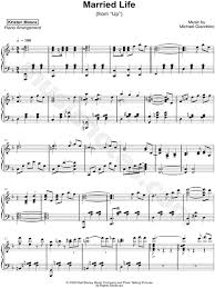 Married life free sheet music by michael giacchino pianoshelf. Kristen Mosca Married Life Sheet Music Piano Solo In F Major Download Print Sku Mn0183983