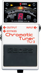 The guitar tuner will determine the frequency of the sound and help you to correctly adjust each string. Tu 3 Chromatic Tuner Boss