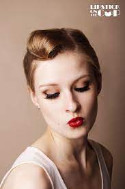 Victory Roll Haar Styling Kurze Haare Wellen Rockabilly Frisur