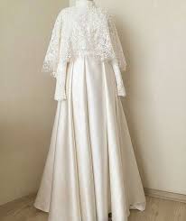 Pin Oleh Aziza Avita Di Kapali Gelinlik Gaun Pengantin Sederhana Pakaian Pernikahan Gaun Pengantin