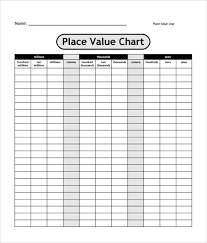 Popular Templates Smartsheet Place Value Chart Place Values