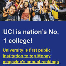 Maybe you would like to learn more about one of these? Uci Is No 1 Among Money Magazine S Best Colleges Uci News Uci College Fun Money Magazine Public University