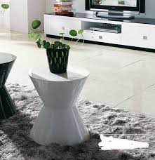 White Modern Side Tables Modern Hourglass Round White Gloss Side End Lamp Table Tables 1007 Side Table White Modern Side Table Modern Side Table