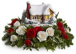 Check spelling or type a new query. Thomas Kinkade S Starry Night By Teleflora Christmas Centerpieces Christmas Arrangements Christmas Flowers