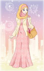 Gambar kartun muslim muslimah berpasangan couple selanjutnya ada gambar kartun muslimah dan muslim berpasangan. Illustrated Muslimah