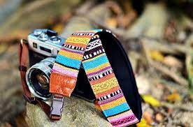 Native Village Camera Strap Suits For Dslr Slr With Quick Etsy Camera Strap Aztec Camera Strap Camera