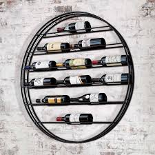 There are vertical, horizontal, and even custom wine rack plans. Wall Mounted 12 Bottle Label View Wine Rack Wall Art
