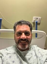 One week post-op emergency laparoscopic surgery for an incarcerated,  strangulated internal hernia. I'd include CT images but I can't pull them  up