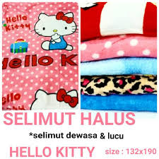 Karpet selimut karakter 800gr karpet selimut karakter anak paling murah se indonesia hanya di kami. Selimut Bulu Dewasa Karakter Hello Kitty Pink Selimut Halus Lembut Murah Dan Terbaru Shopee Indonesia