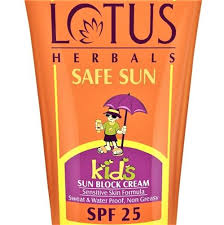 Our sunscreen will keep skin healthy while protecting it from environmental aggressors. Lotus Herbals Kids Sunblock Cream Spf 25 Happy Skin Days
