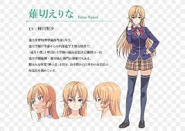 During his visit, he met a young erina nakiri. Erina Nakiri Food Wars Shokugeki No Soma SÅma Yukihira Character Beyond The Boundary Png 650x580px