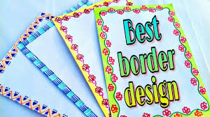 Border Design For Project How To Decorate Project School Project Making Decoration Of Chart Paper