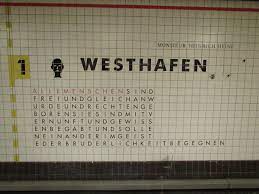 Ich habe immer das gefühl, ich müßte gleich an den strand gehen. Datei 20141112 Xl Standtansichten Berlin U Bahnhof Westhafen Ehemals Bahnhof Putlitzstrasse Wandfliesen Mit Zitate Der Allgemeinen Erklaerung Der Menschenrechte Aemr 1303 Jpg Wikipedia