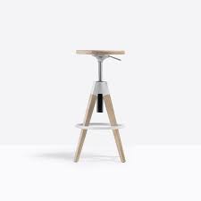 Barhocker Hohenverstellbar Arki Stool Von Pedrali Holzdesignpur Barhocker Hohenverstellbar Barhocker Moderne Barhocker