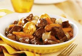 Slow Cooke Beef Bourguignonne Pieces Of Beef Top Round Get Fork Tender When They Re Slow Cooked Together With R Beef Bourguignonne Recipes Campbells Recipes