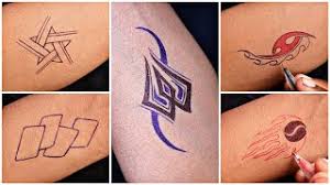 If you're going to do color, be on the safe side and use tattoo ink. Simple Tattoo Ideas How To Make Temporary Tattoo Designs For Girls