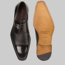 Mezlan Men S Shoes Phoenix Black Calfskin Deerskin Monk Strap Loafers Mz2032 Dress Shoes Men Dress Shoes Mens Black Dress Shoes