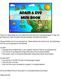 2 and when they came to the opening of the gate of the garden, and saw the broad earth spread before them, covered with stones large and small, and with sand. Adam And Eve Mini Book By Syncopated Mama Teachers Pay Teachers