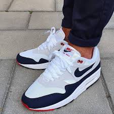 Nike Airmax 1 X Anniversary Shoutout To Djamesandrew On This Clean Colour Way Airmax Airmaxalways Nike Air Max Sneakers Men Fashion Nike