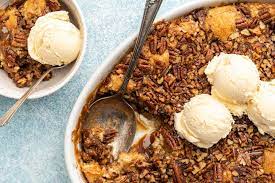 Pecan Pie Cobbler Recipe In 2021 Pecan Pie Cobbler Pecan Pie Pecan Desserts Recipes