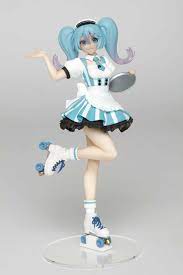 Taito Hatsune Miku Cafe Maid Costume Ver Prize Figure Hatsune Miku Costume Hatsune Miku Anime Figurines