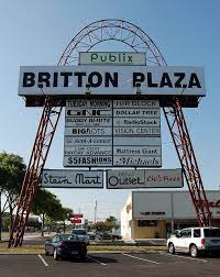 Britton Plaza Sign Tampa Fl Tampa Florida Florida Pictures Old Florida