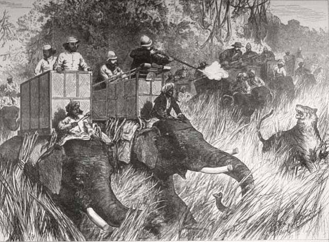 The Prince of Wales Killing a Tiger 1876 (1) — PICRYL - Public Domain Media Search Engine
