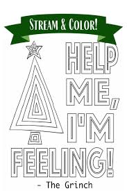 34+ grinch coloring pages for printing and coloring. The Grinch Stream Color 6 Free Printable Coloring Pages Stevie Doodles Free Printable Coloring Pages