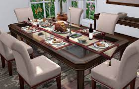 Choose any of these delicious supper club menus and download our supper club playlist to make your party last. Second Life Marketplace Dinner Party Table For 6 Glass Top Distressed Wood