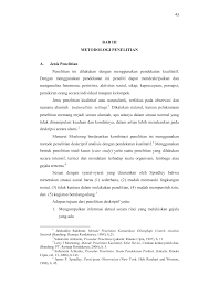 Bab Iii Metodologi Penelitian A Jenis Penelitian Penelitian Ini