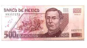 El billete de ignacio zaragoza fue fabricado con papel algodón. Venden En 2 Mil Pesos Billete De 500 En El Que Aparece Ignacio Zaragoza Lo Tienes