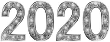 2020 الفضة الساطع صورة شفافة كليب الفن Free Clip Art Happy New Year Png Art Images