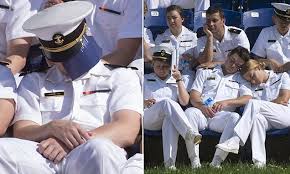 Us Naval Academy Seniors Caught Sleeping Before Graduation Ceremony Naval Academy United States Naval Academy American Military History