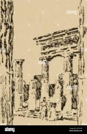 Italian Journeys By W D Howells With One Hundred And Three Illustrations By Joseph Pennell A Day Inpompeii Gt The Temple Of Apollo Pompeii Broken Most Columns Are Fragmentary