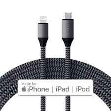 Unlike the apple 30 pin connector it replaces (and usb type a or b connectors), the. Usb C To Lightning Cable Apple Mfi Certified Satechi