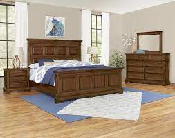 Vaughan bassett king bedroom set. Vaughan Bassett Heritage 2pc Mansion Bedroom Set In Amish Cherry
