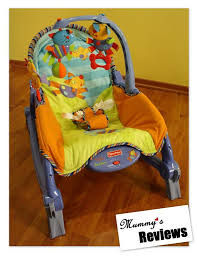 The fun patterns and shapes will attract attention as a child sits and rests. Buy Fisher Price Rocker