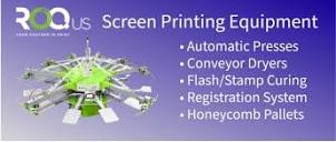 Screen Printing Equipment, Ink, and Silk Screen Supplies